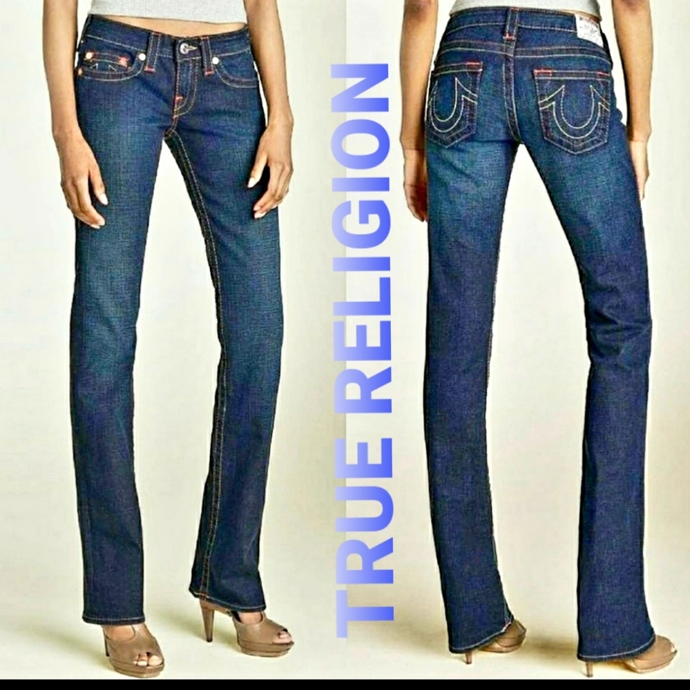 True Religion Johnny Women's Straight Leg Jeans